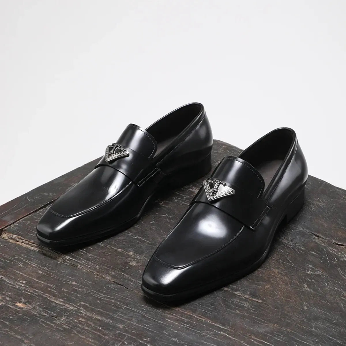 Luxury Loafer Shoe in Marsala Patent Leather